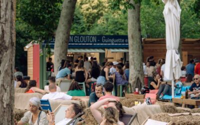 Le Héron Glouton, guinguette éphémère, sur le Ramier de Garonne
