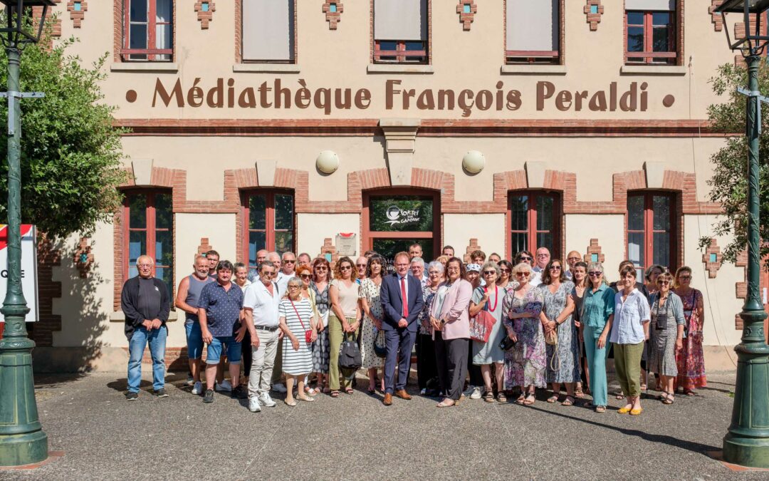 En hommage à François Peraldi, la médiathèque porte désormais son nom