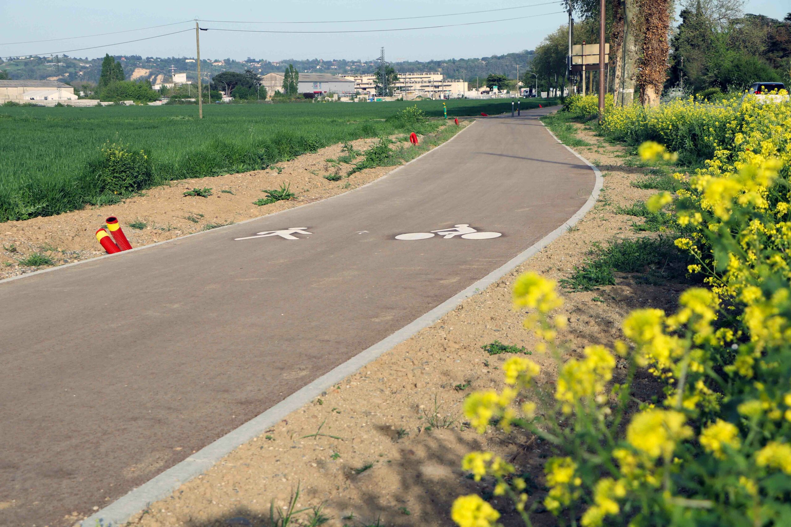 Avenue de Palarin en travaux