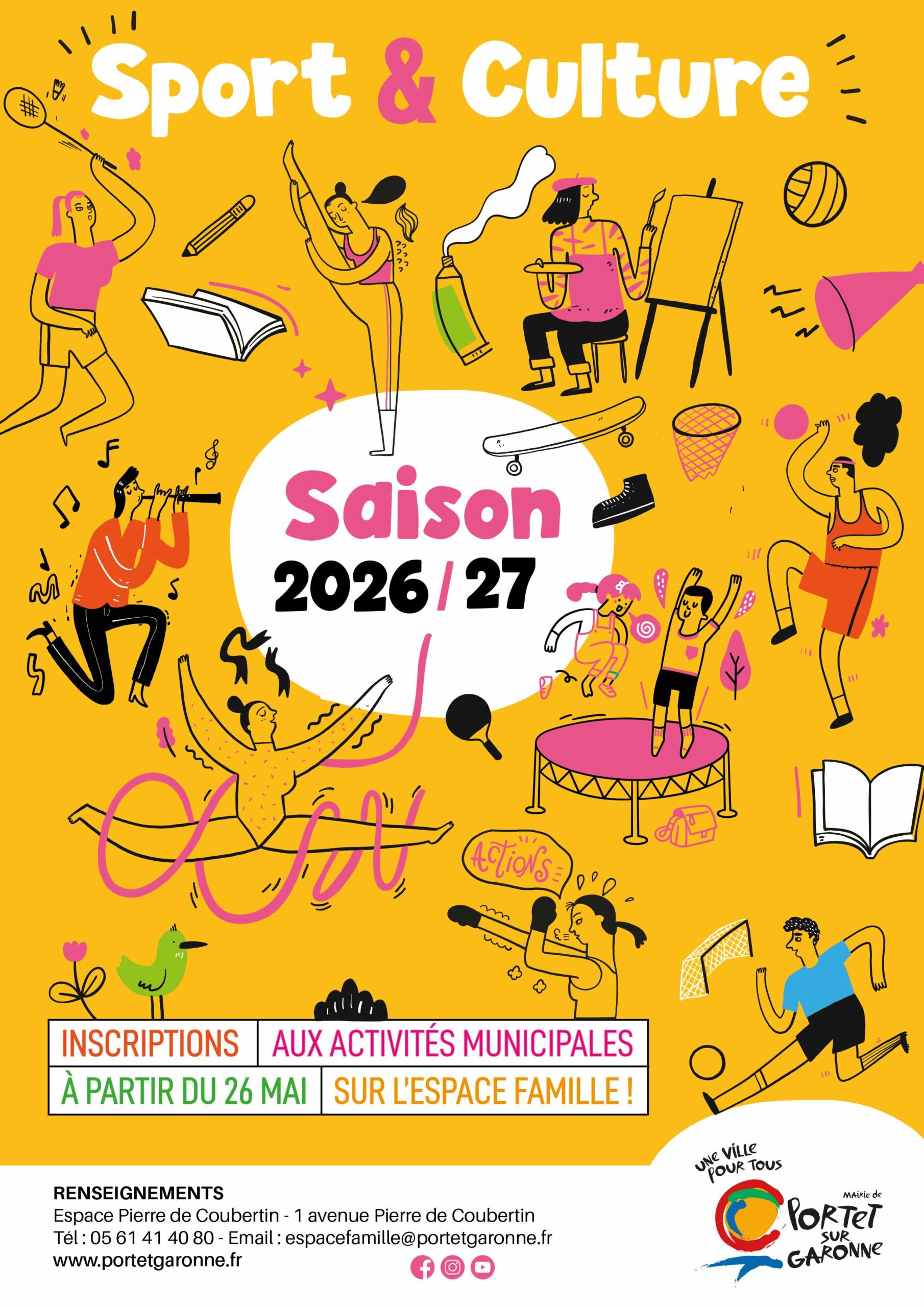 Inscriptions activites municipales 2025_visuel