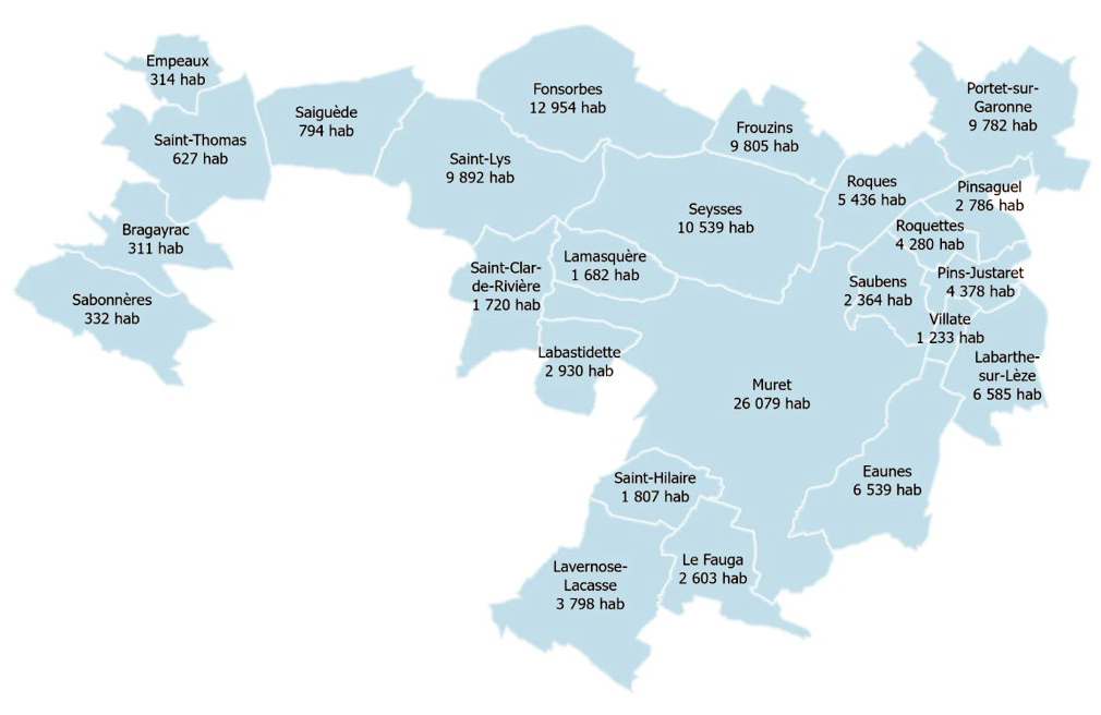 Carte Muretain agglo_2026